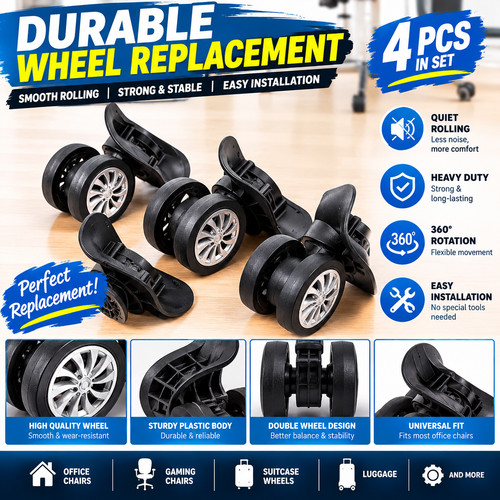 4pcs tripp suitcase - 4pcs, wheels