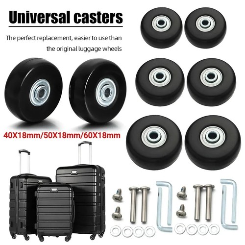 50x18mm luggage wheels - wheels, set