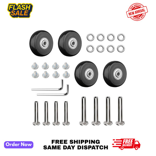 50x18mm luggage wheels set - wheels,